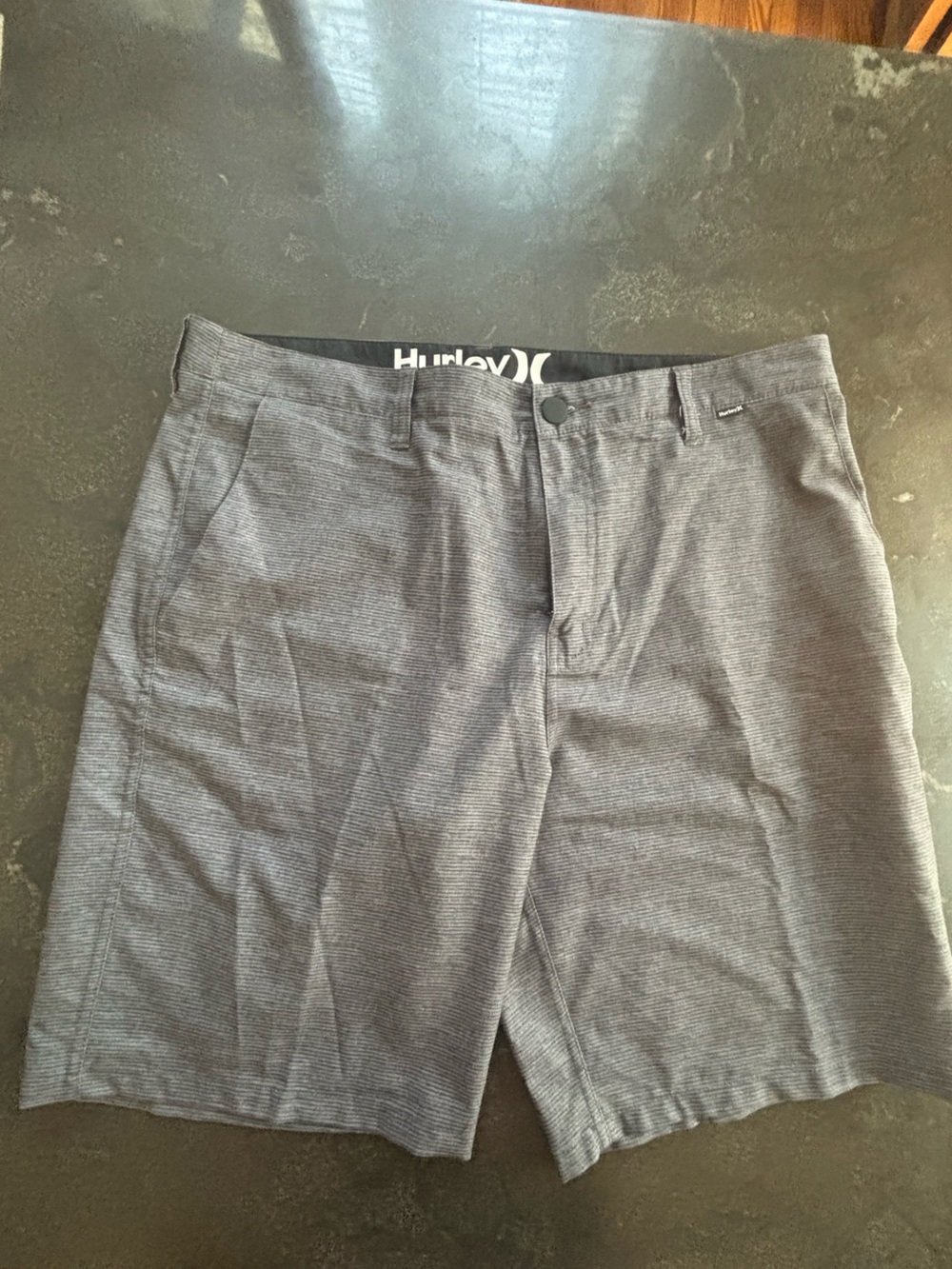 Hurley Black Athletic Waistband with White Logo